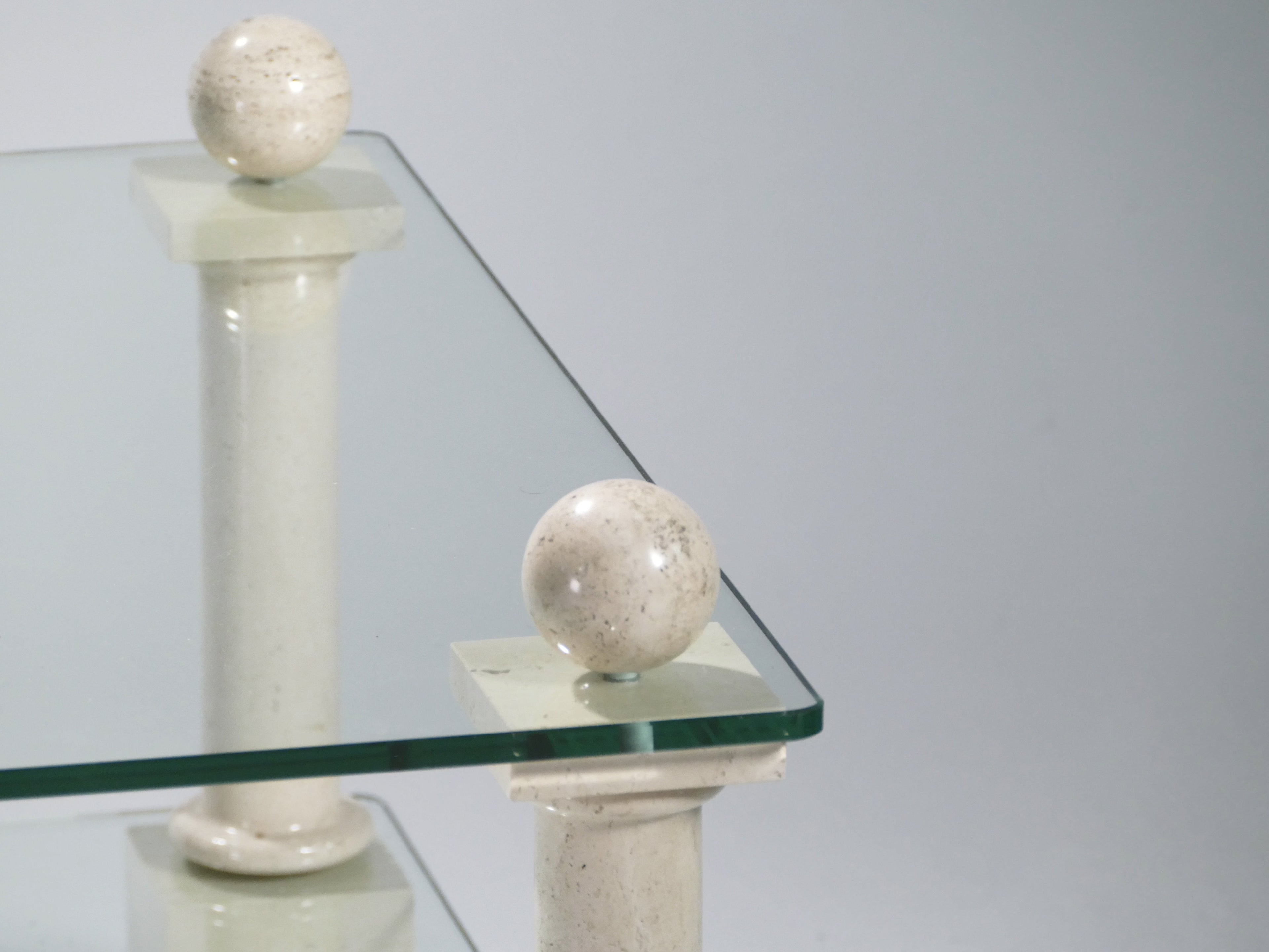 Philippe Barbier travertine coffee table 1970’s