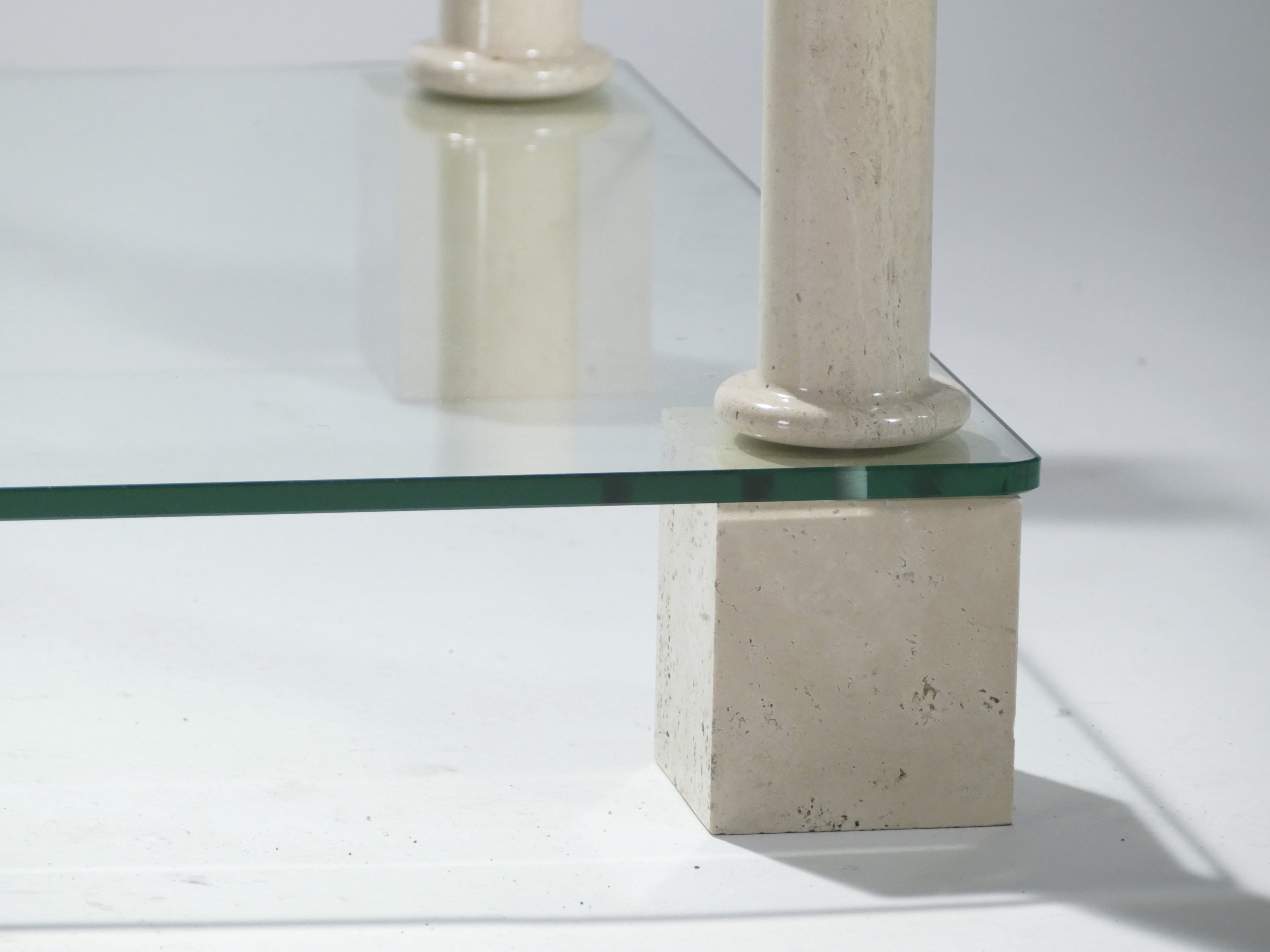 Philippe Barbier travertine coffee table 1970’s