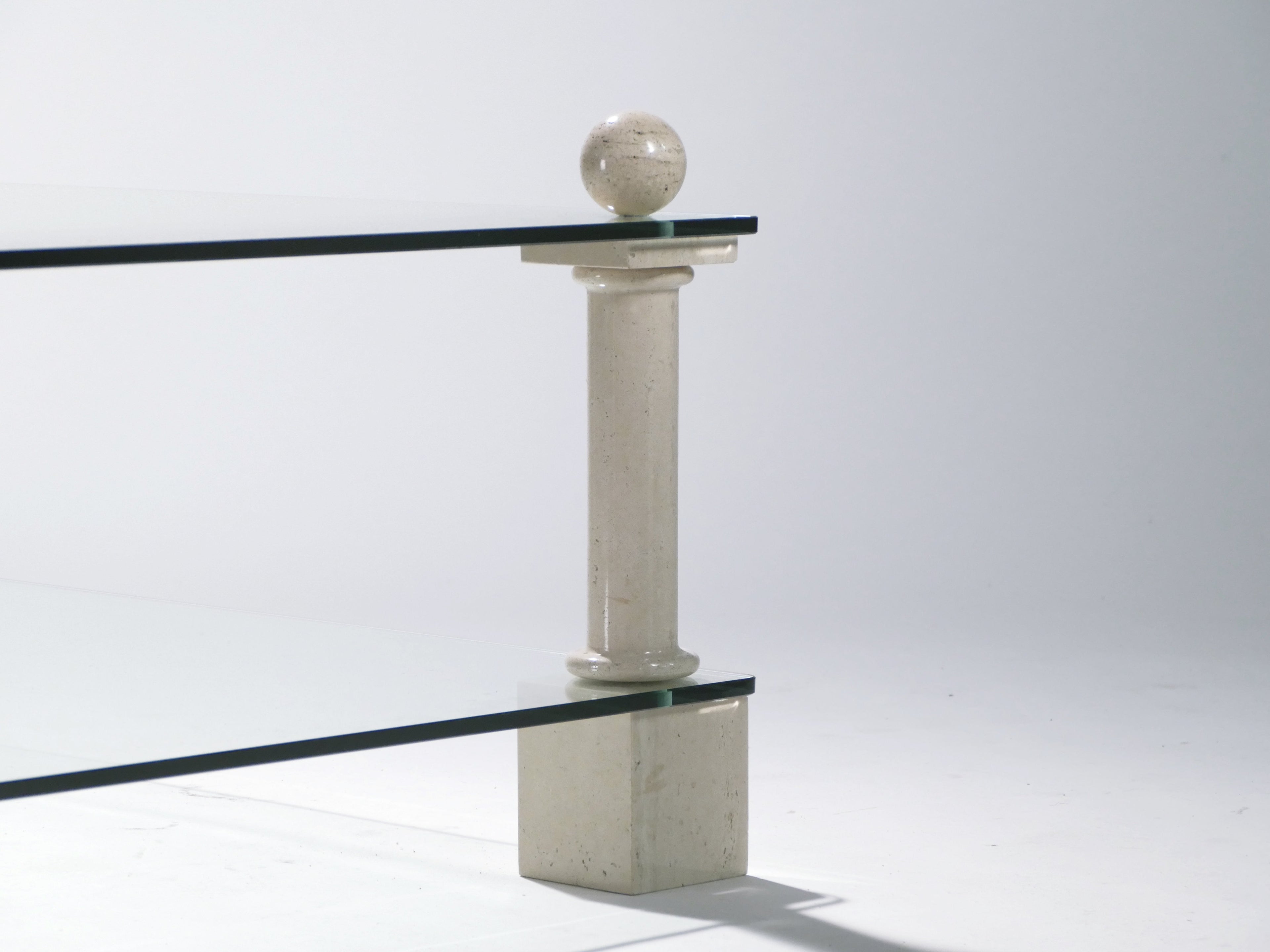 Philippe Barbier travertine coffee table 1970’s
