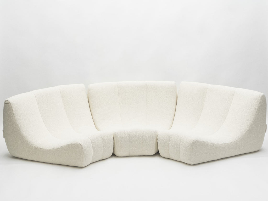 Rare Mid Century Circle Sofa by Michel Ducaroy model Gilda 1972
