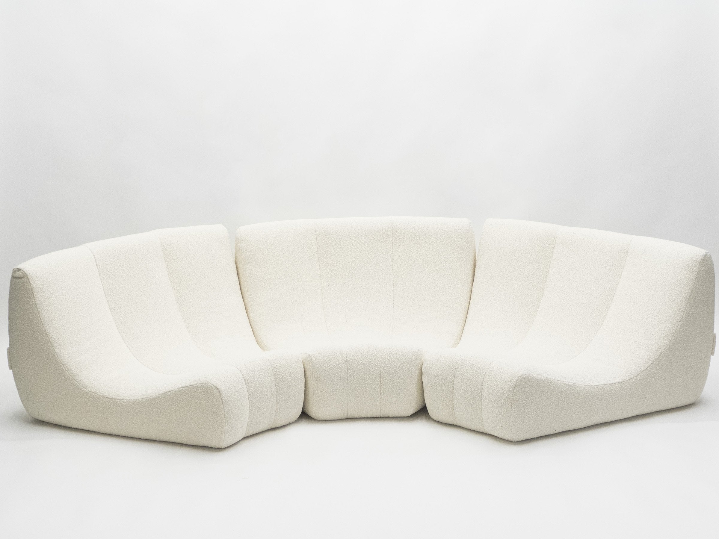 Rare Mid Century Circle Sofa by Michel Ducaroy model Gilda 1972