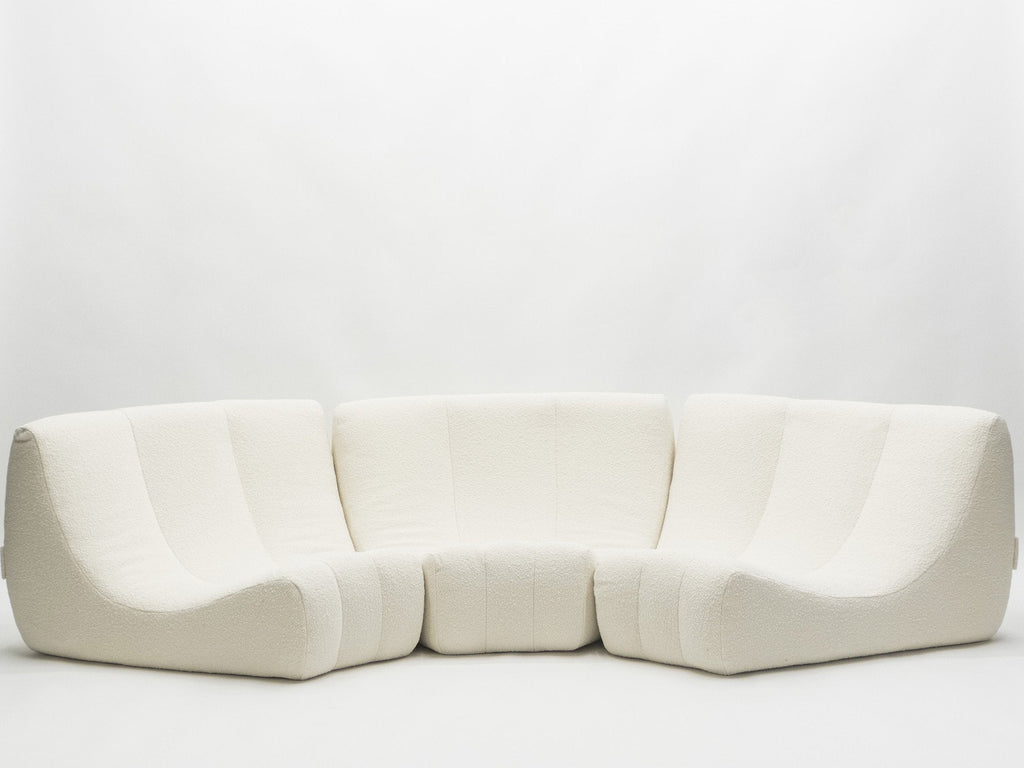 Rare Mid Century Circle Sofa by Michel Ducaroy model Gilda 1972