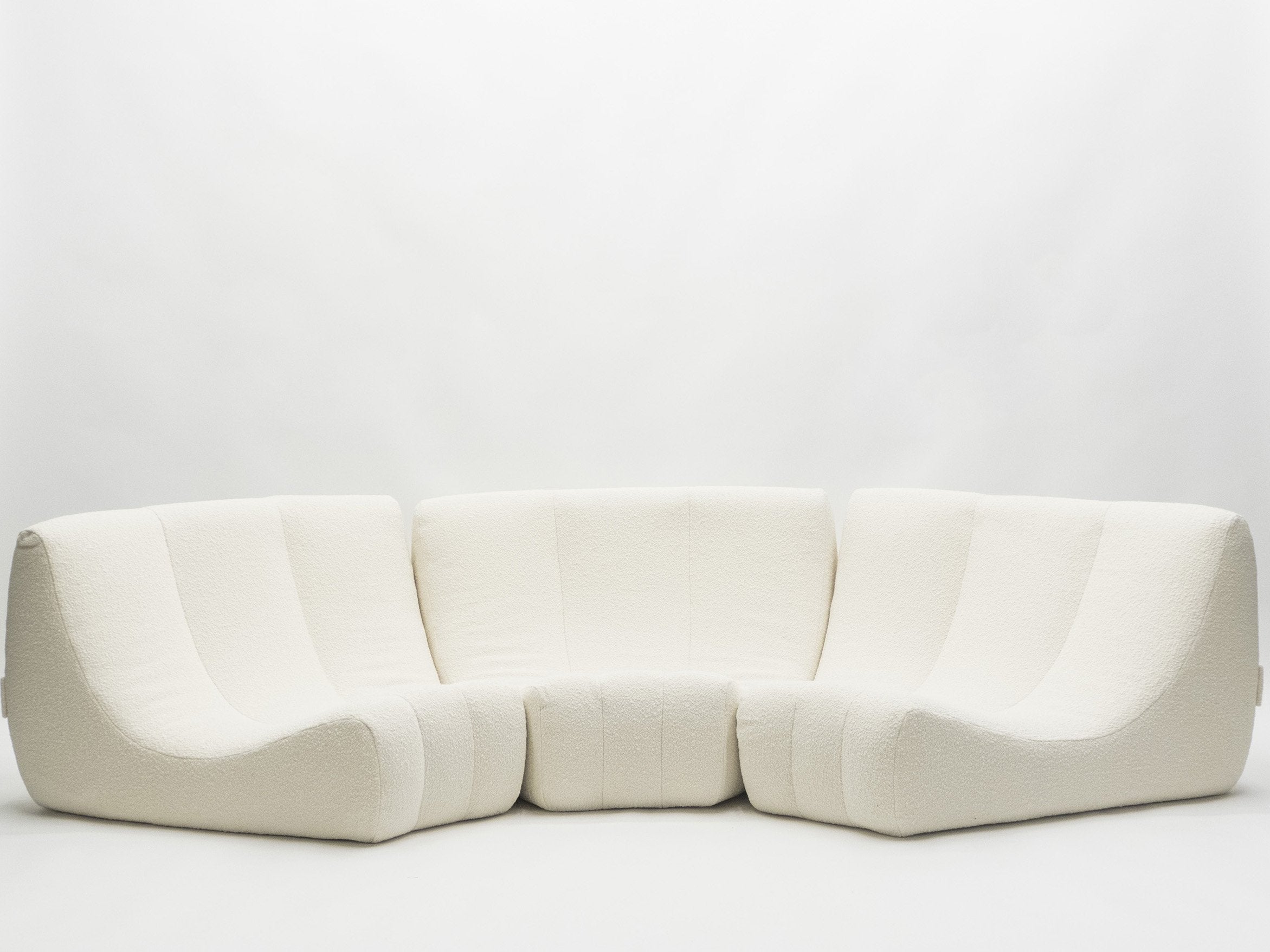 Rare Mid Century Circle Sofa by Michel Ducaroy model Gilda 1972