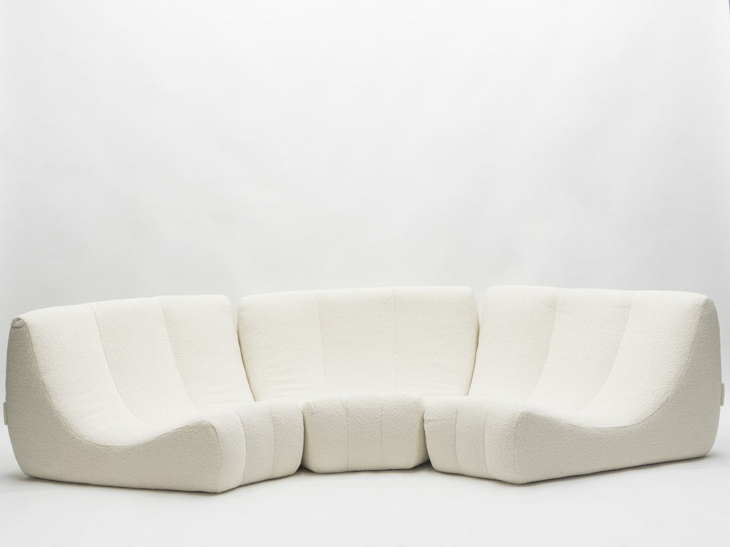 Rare Mid Century Circle Sofa by Michel Ducaroy model Gilda 1972