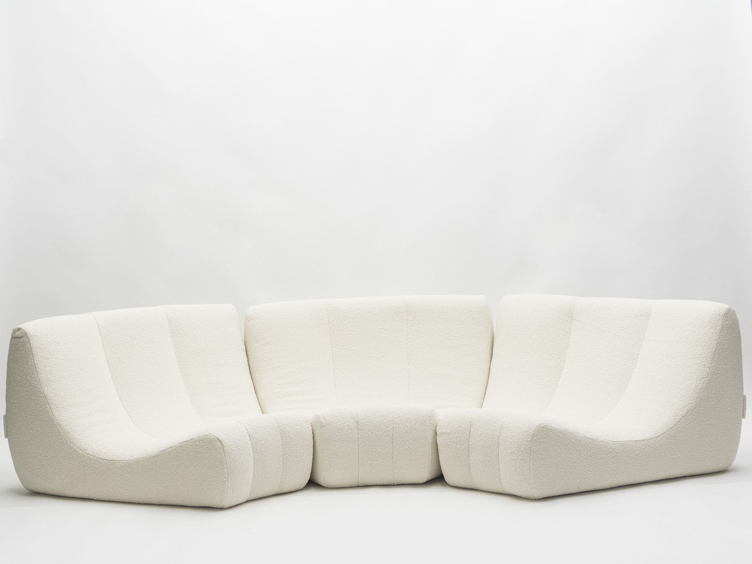 Rare Mid Century Circle Sofa by Michel Ducaroy model Gilda 1972