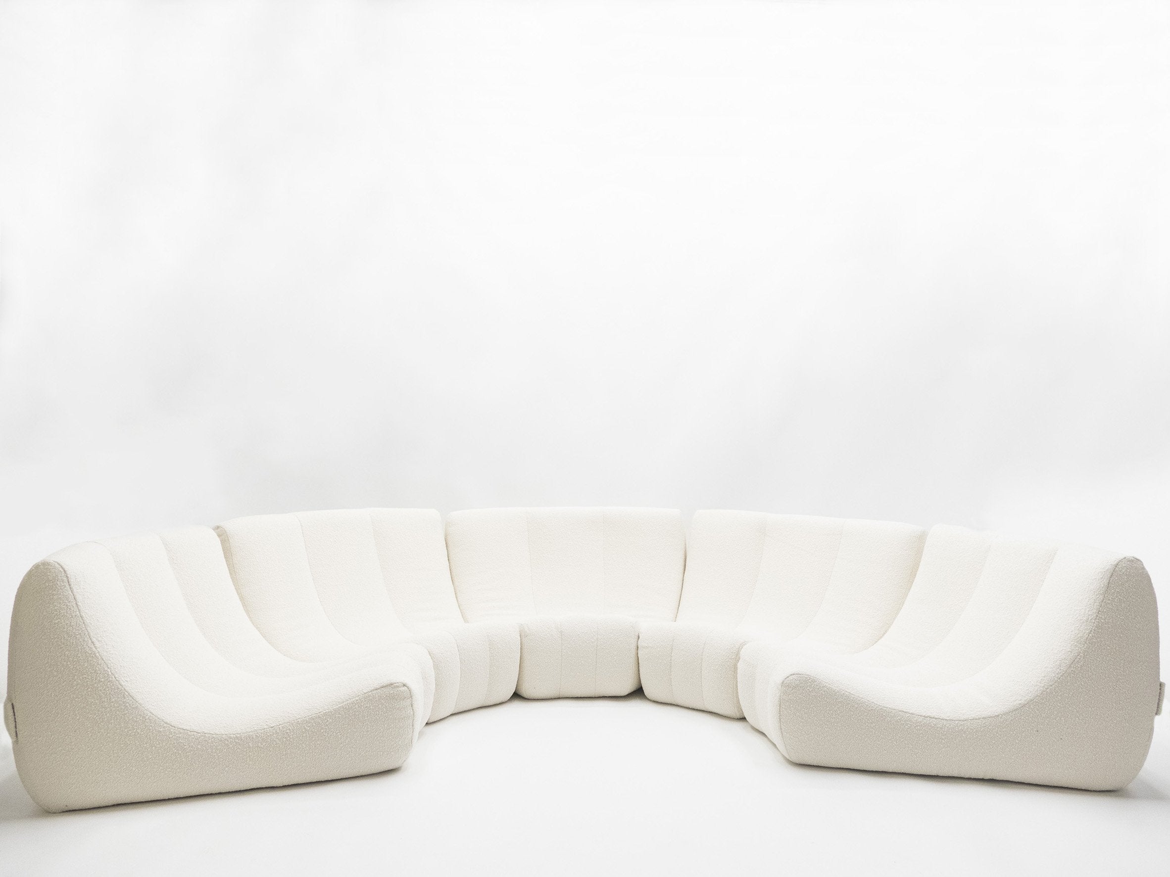 Rare Mid Century Circle Sofa by Michel Ducaroy model Gilda 1972