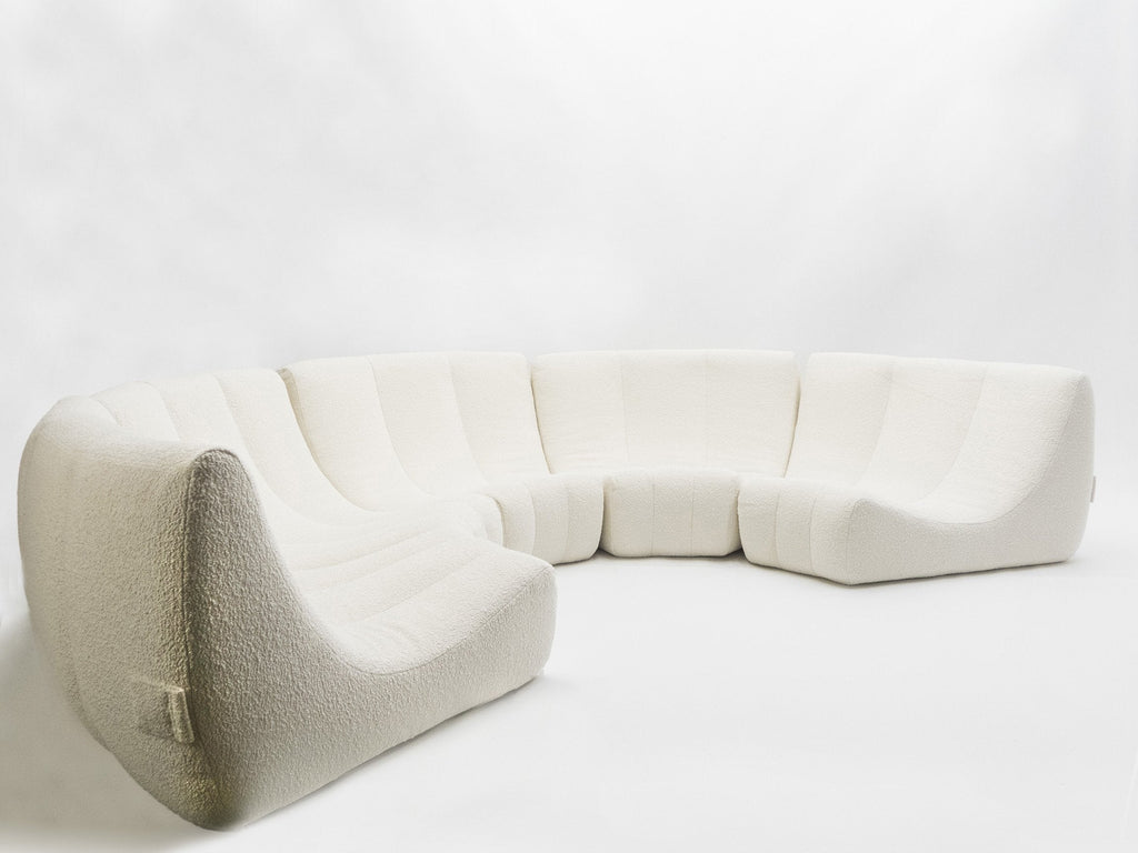 Rare Mid Century Circle Sofa by Michel Ducaroy model Gilda 1972