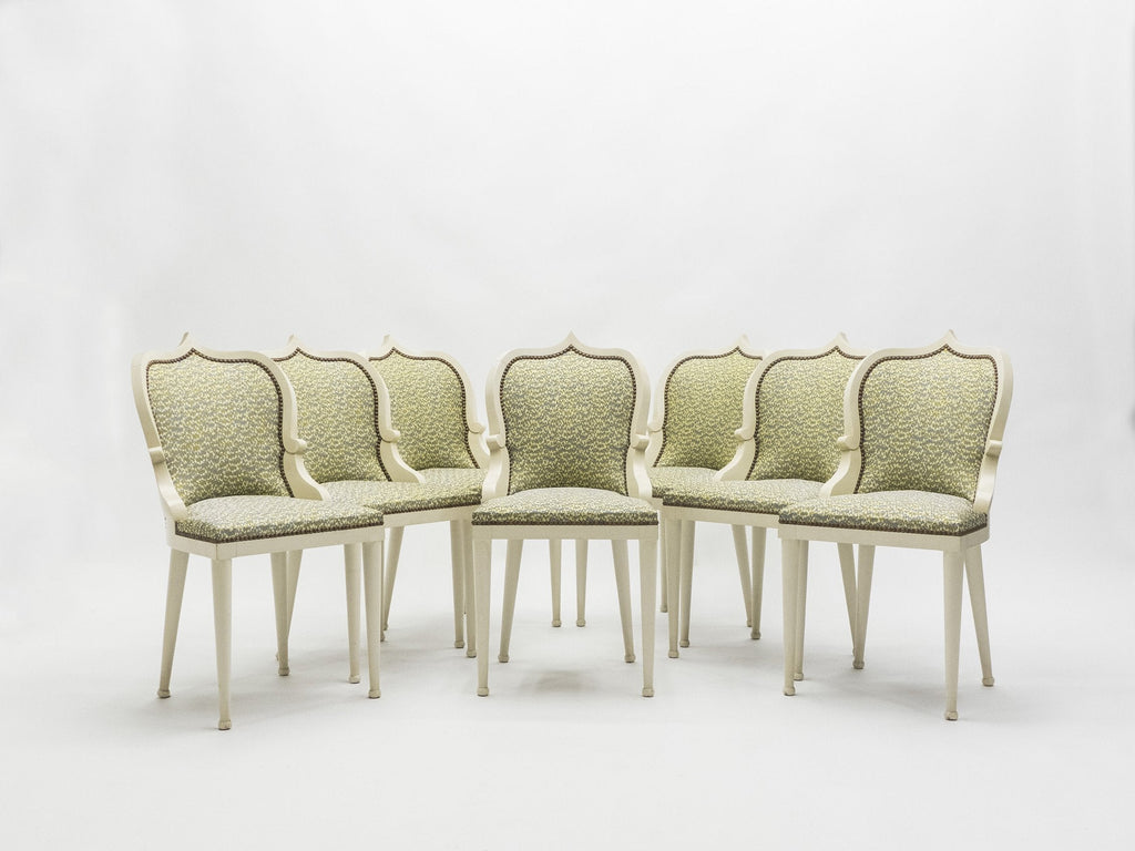 Set of 10 Garouste & Bonetti ‘Palace’ dining chairs 1980
