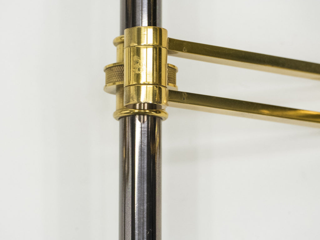 Pair of Maison Jansen metal brass Retractable wing Sconces 1960s