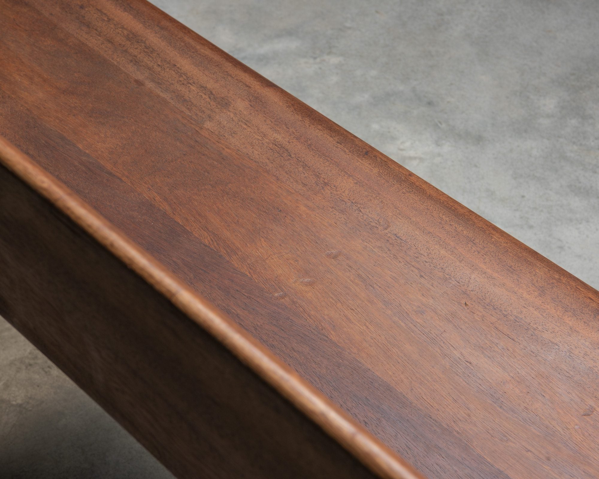 Bench in Solid Teak with Steel Frame