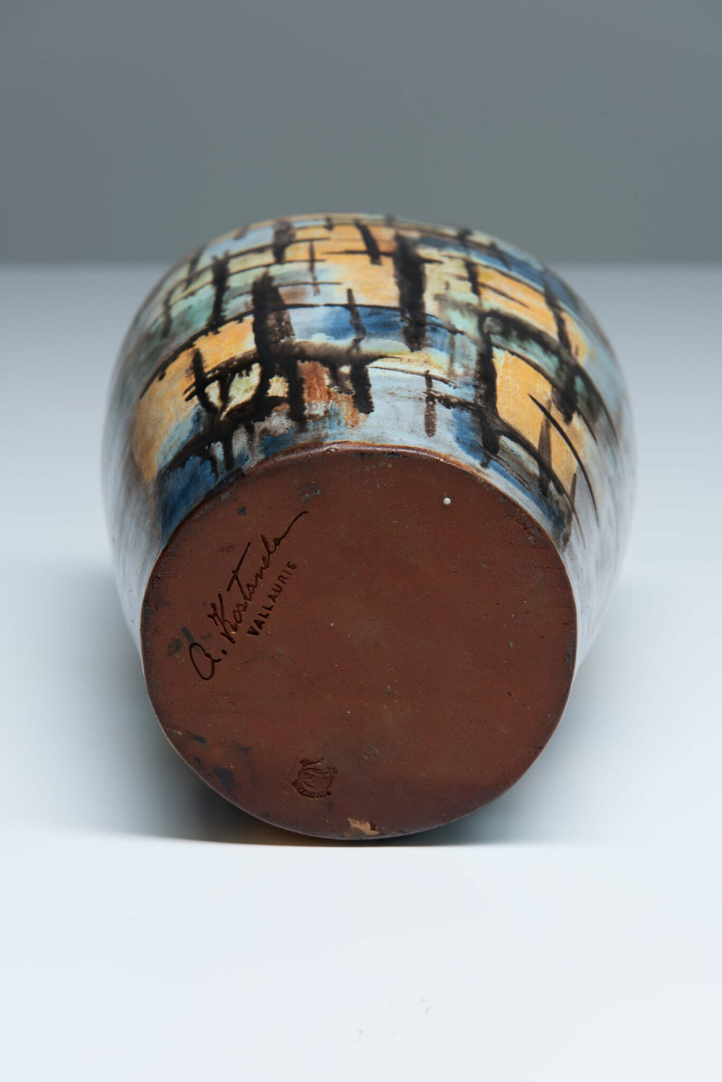 Alexandre Kostanda Vallauris Ceramic Vase