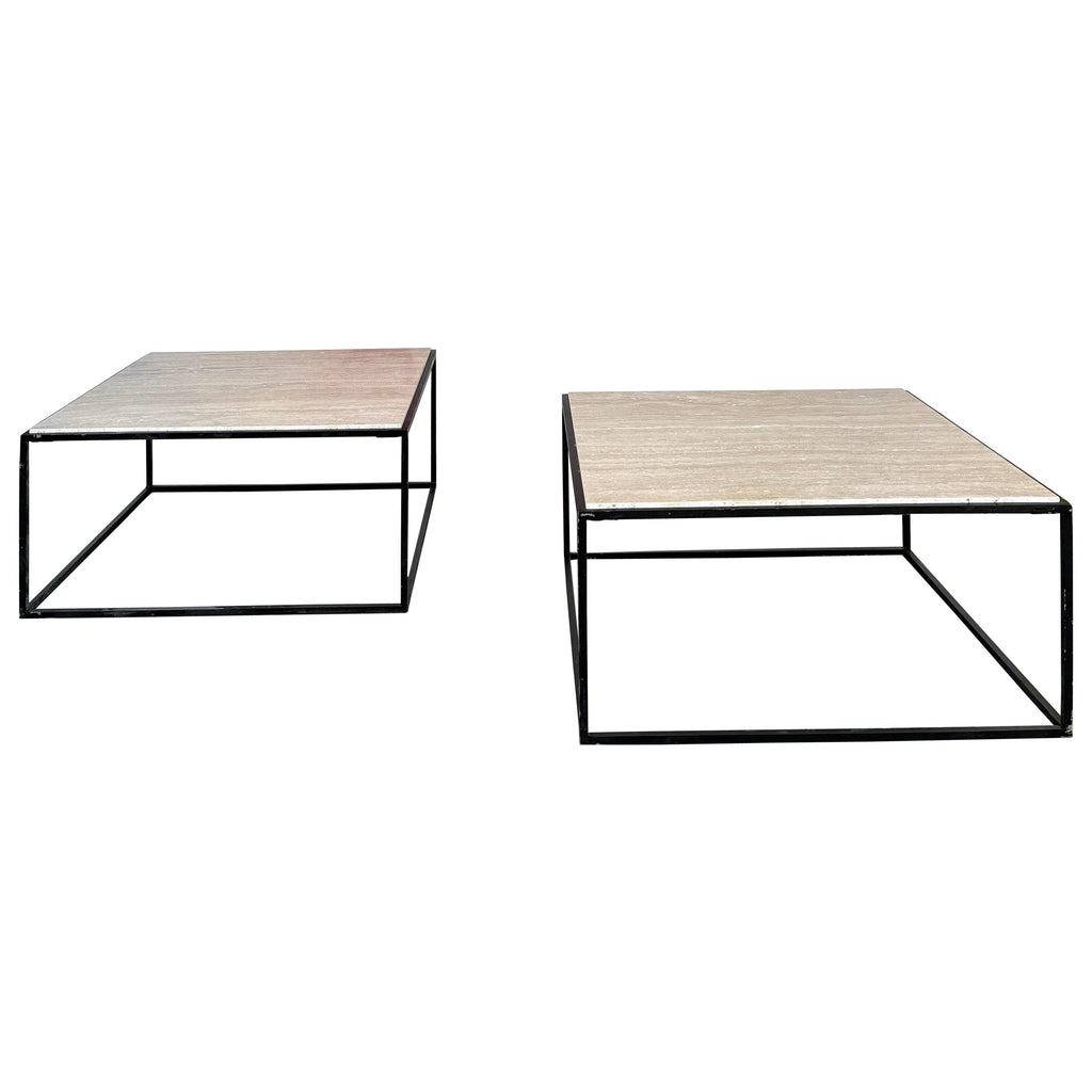Pair of capri side tables by Jorge Zalszupin