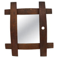 Large Brutalist french mirror circa 1960