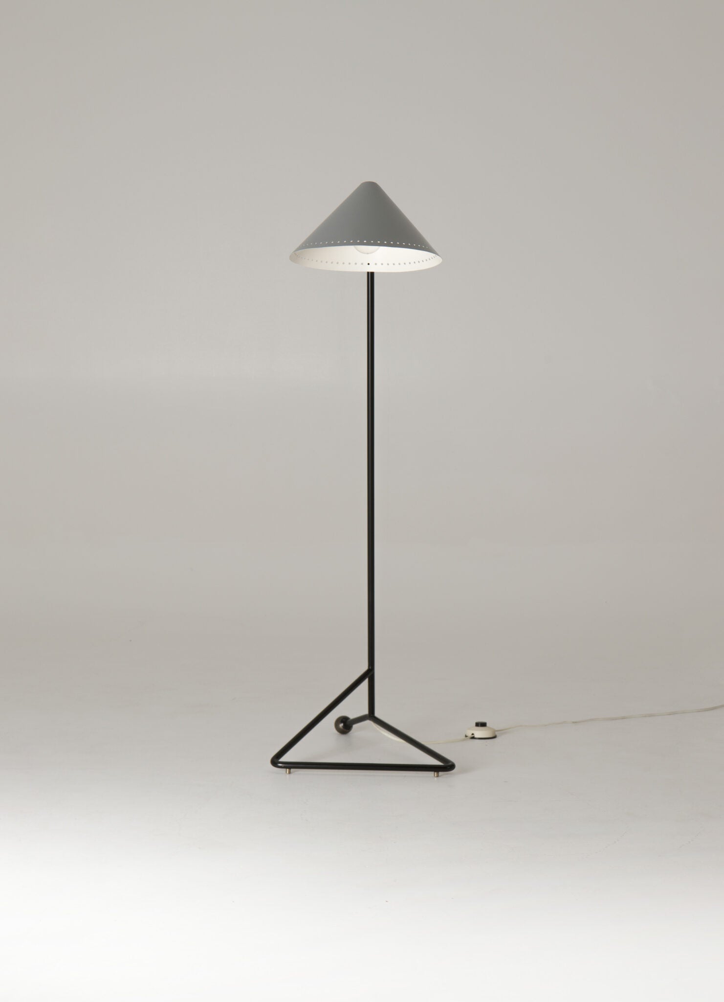 Herman Busquet A rare 1955 mid-century floor lamp