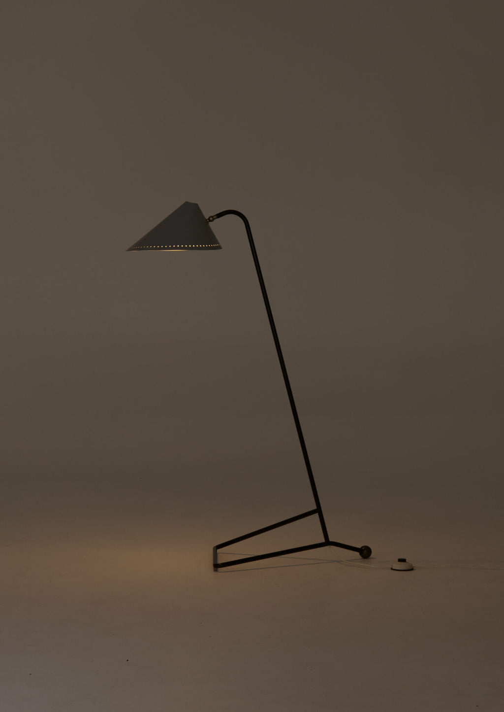 Herman Busquet A rare 1955 mid-century floor lamp