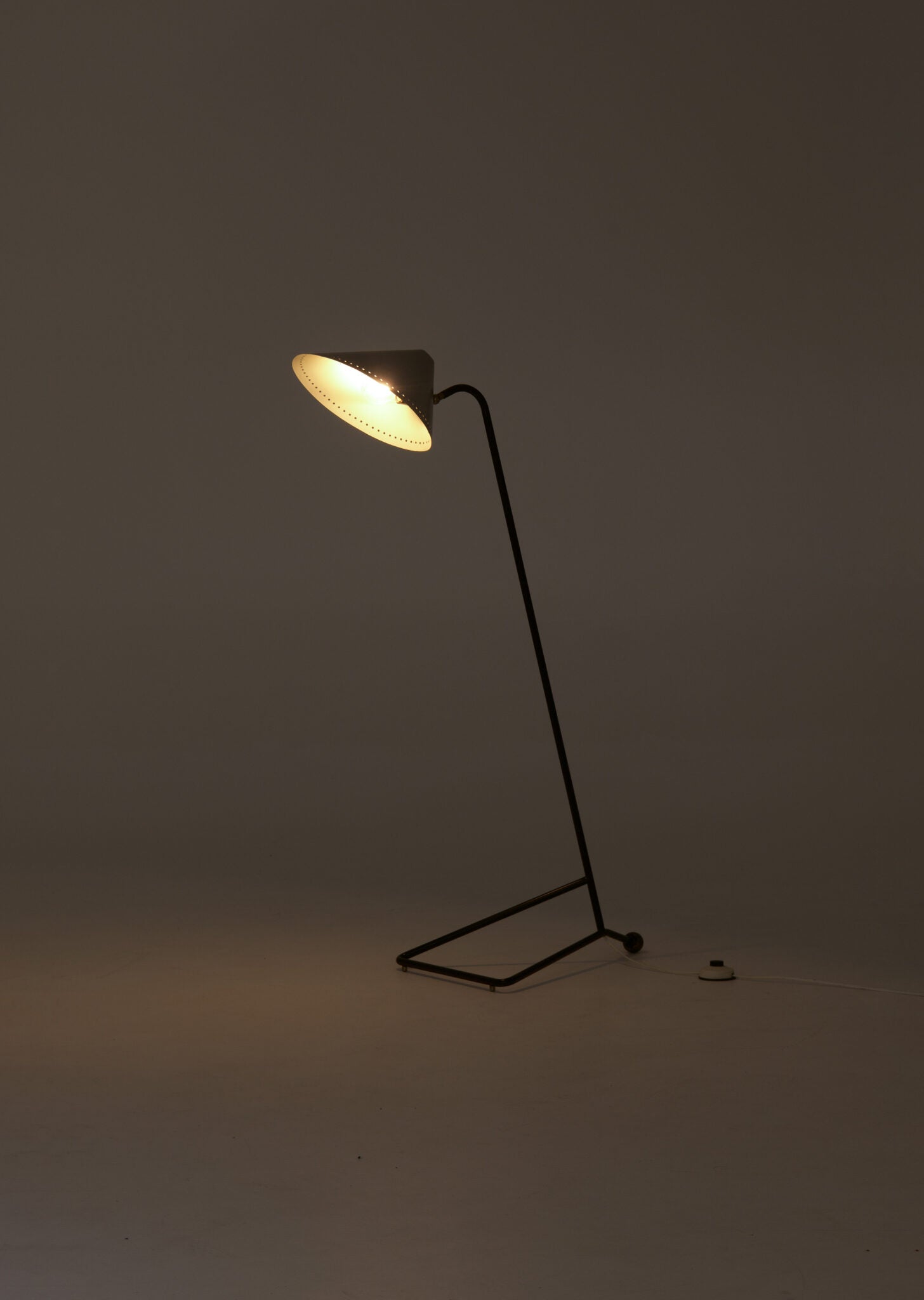 Herman Busquet A rare 1955 mid-century floor lamp