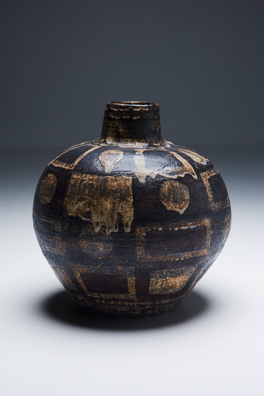 Gerhard Liebenthron Abstract German Ceramic Vase
