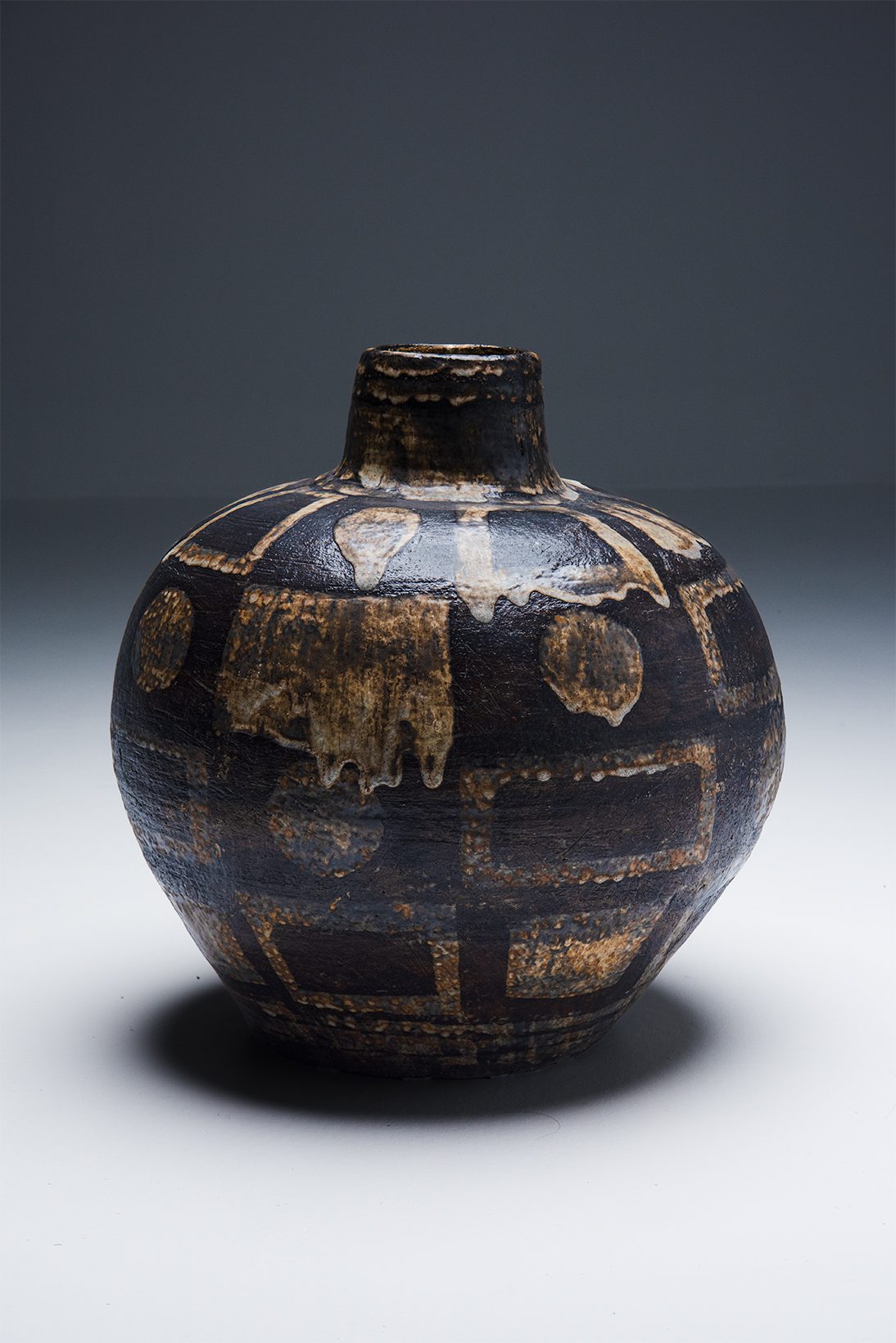 Gerhard Liebenthron Abstract German Ceramic Vase