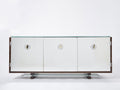 Adnet style mirrored macassar sycamore sideboard Alberto Pinto 1990