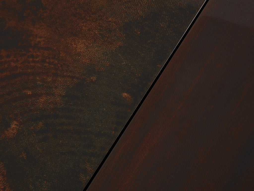 Aldo Tura large goatskin parchment dining table 1960s