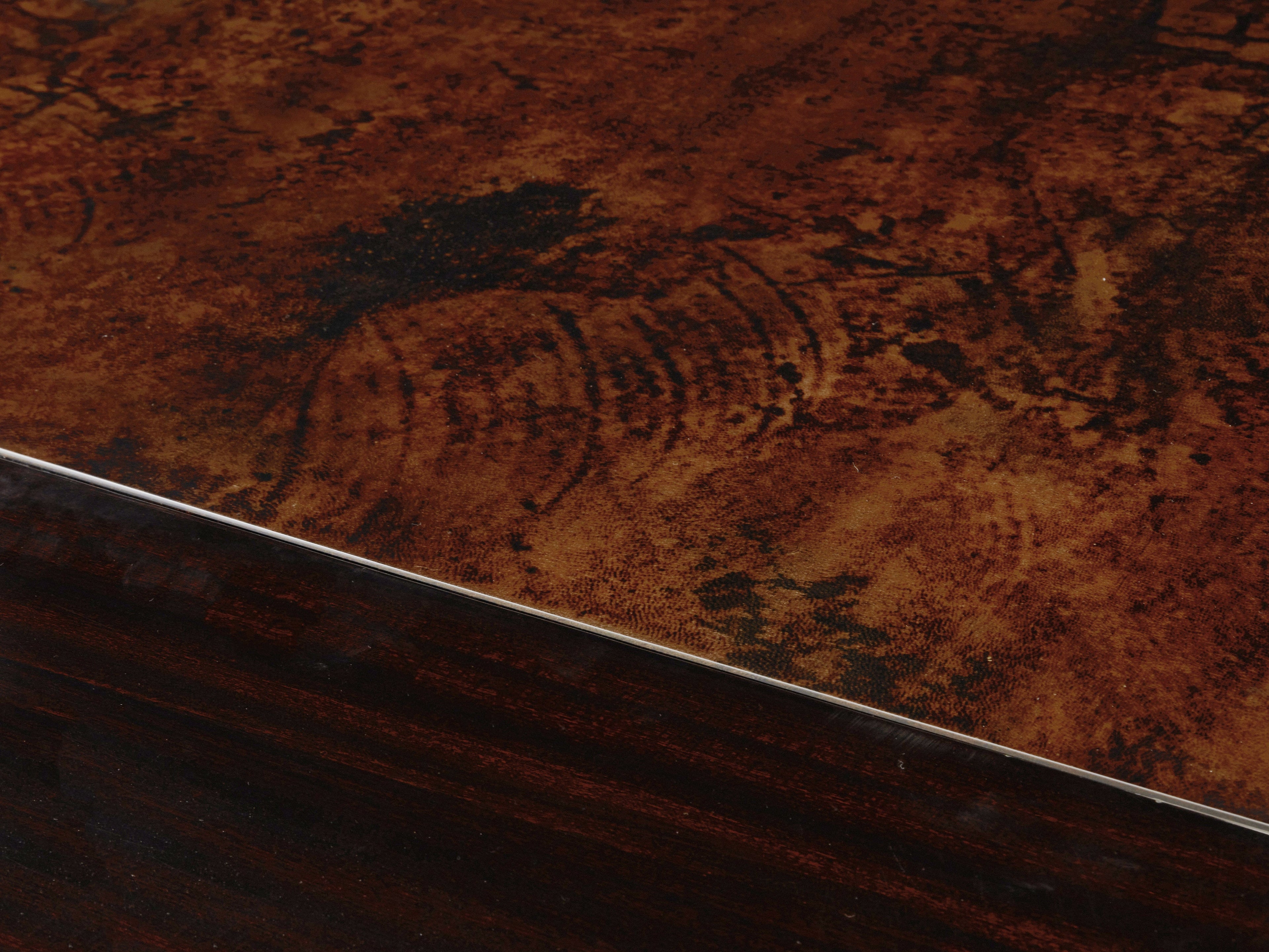 Aldo Tura large goatskin parchment dining table 1960s