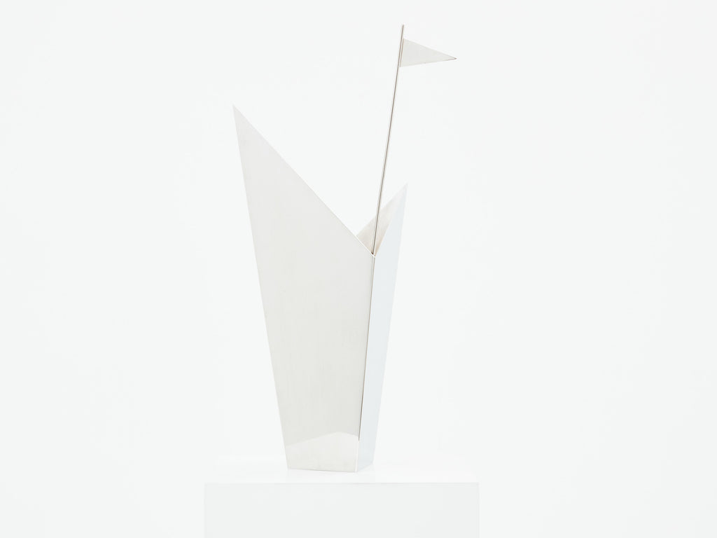 Alessandro Mendini for Cleto Munari silver plated vase 2014