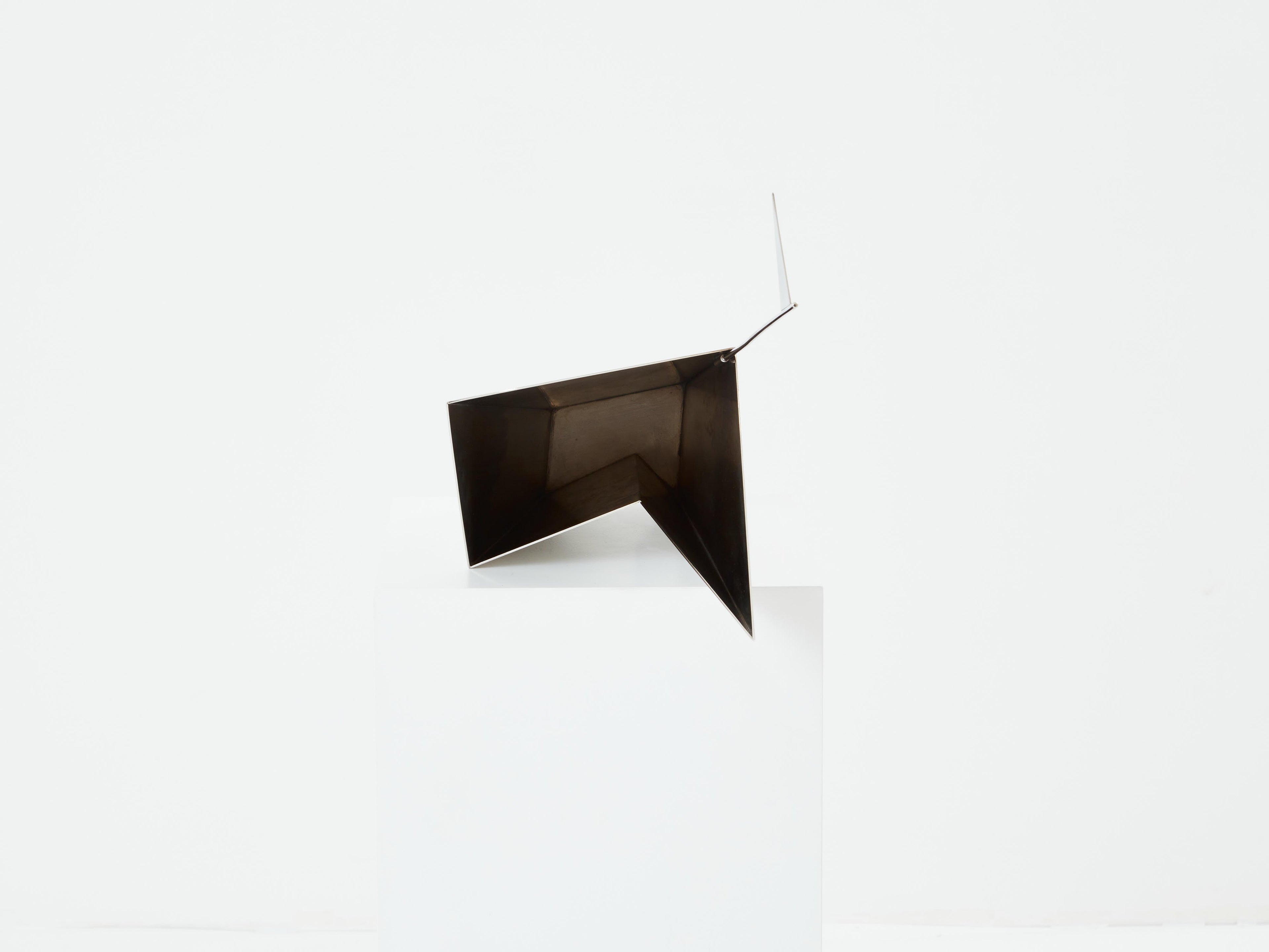 Alessandro Mendini for Cleto Munari silver plated vase 2014