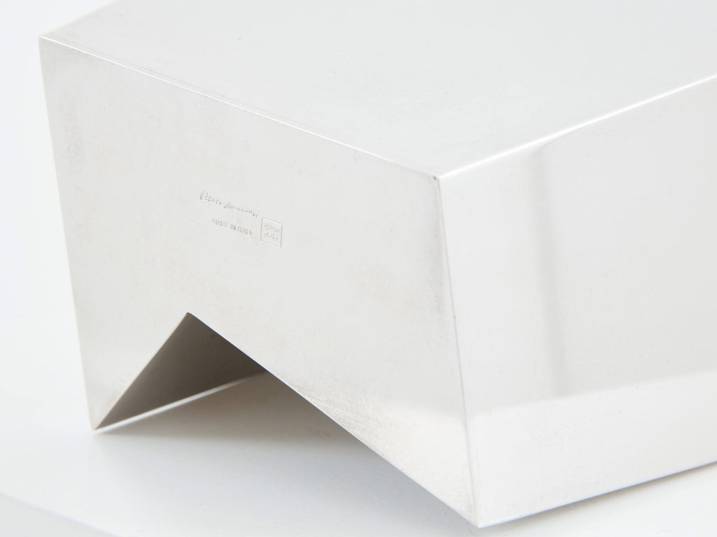 Alessandro Mendini for Cleto Munari silver plated vase 2014