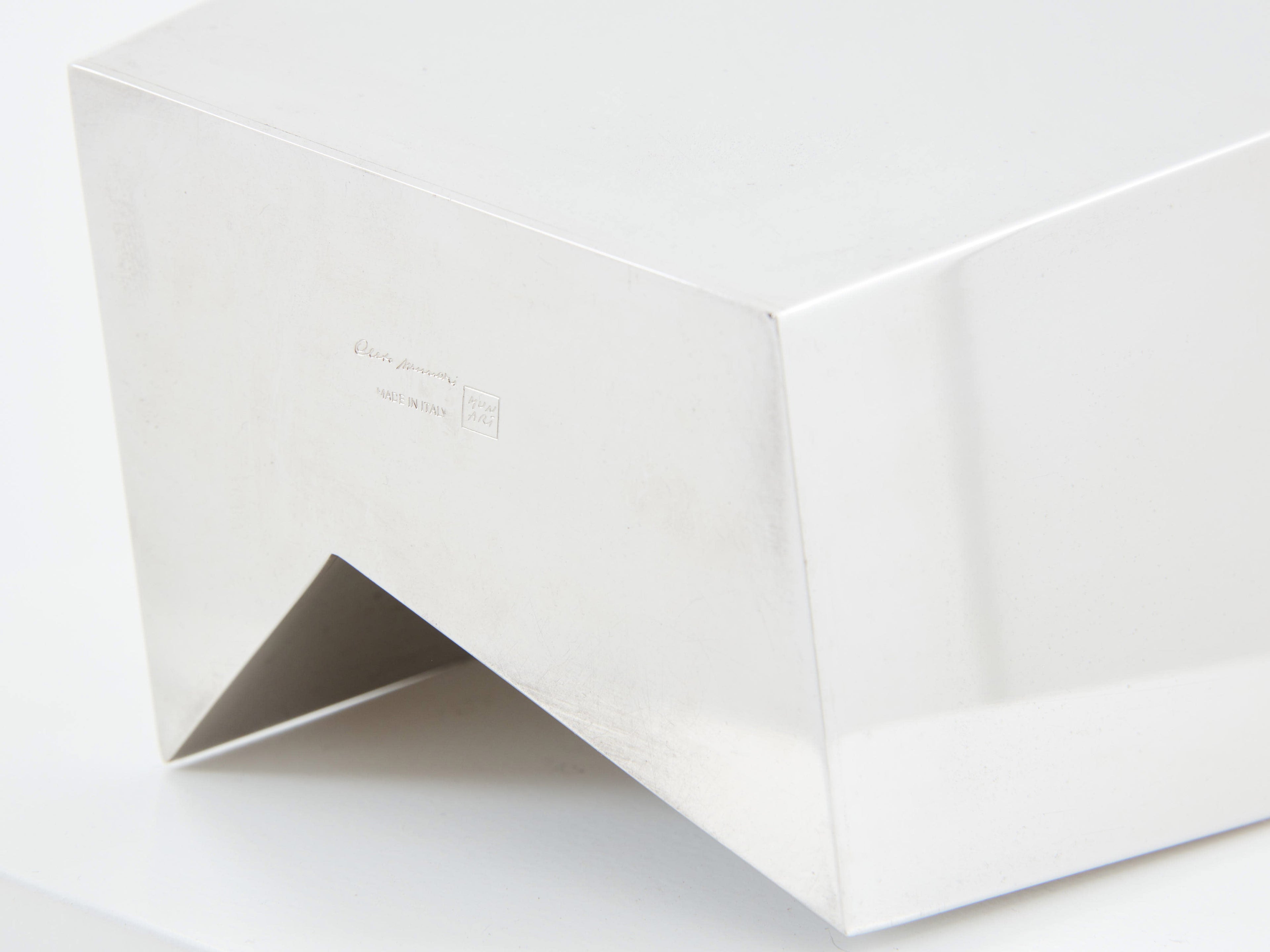 Alessandro Mendini for Cleto Munari silver plated vase 2014