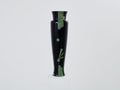 Anatole Riecke French Art Deco tall black opaline glass vase 1951