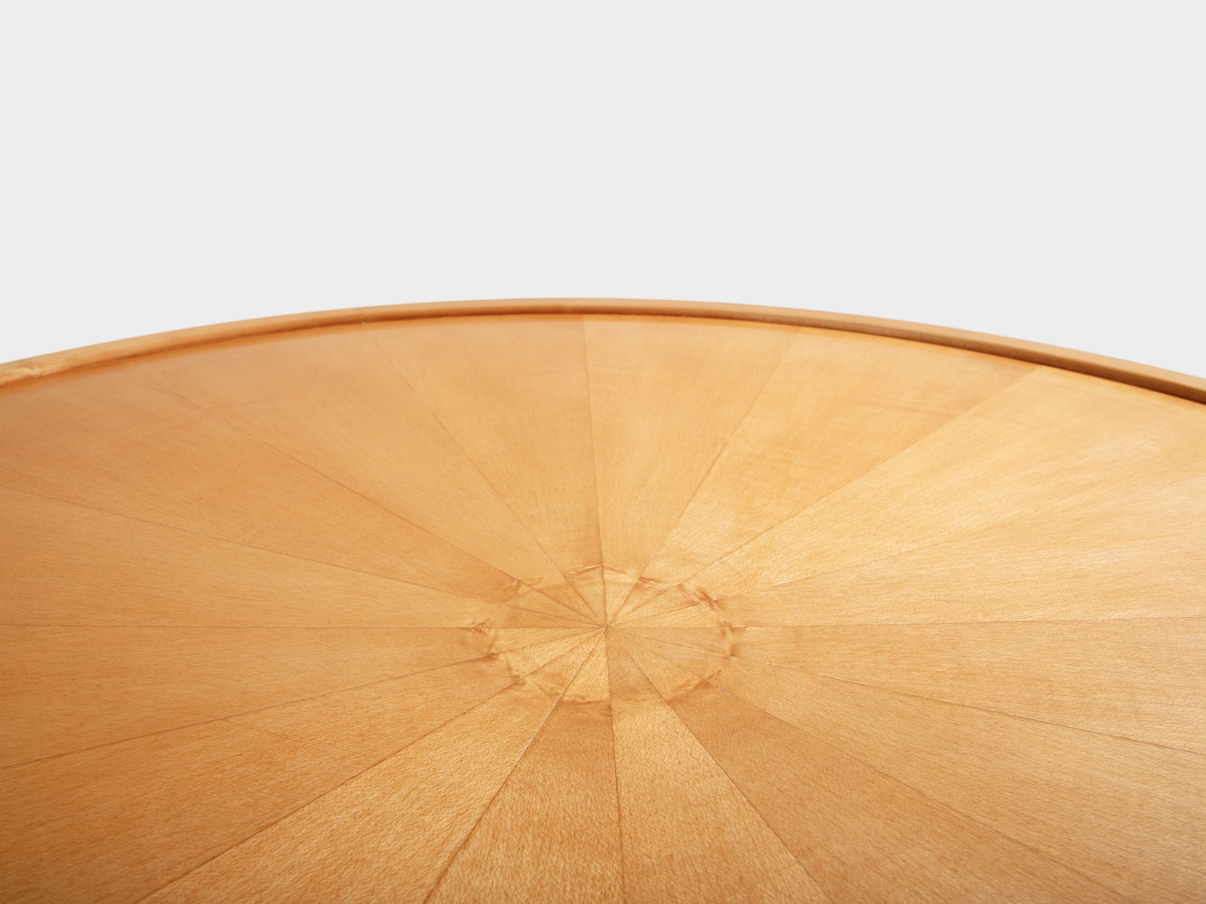 André Arbus sycamore gueridon side table 1940