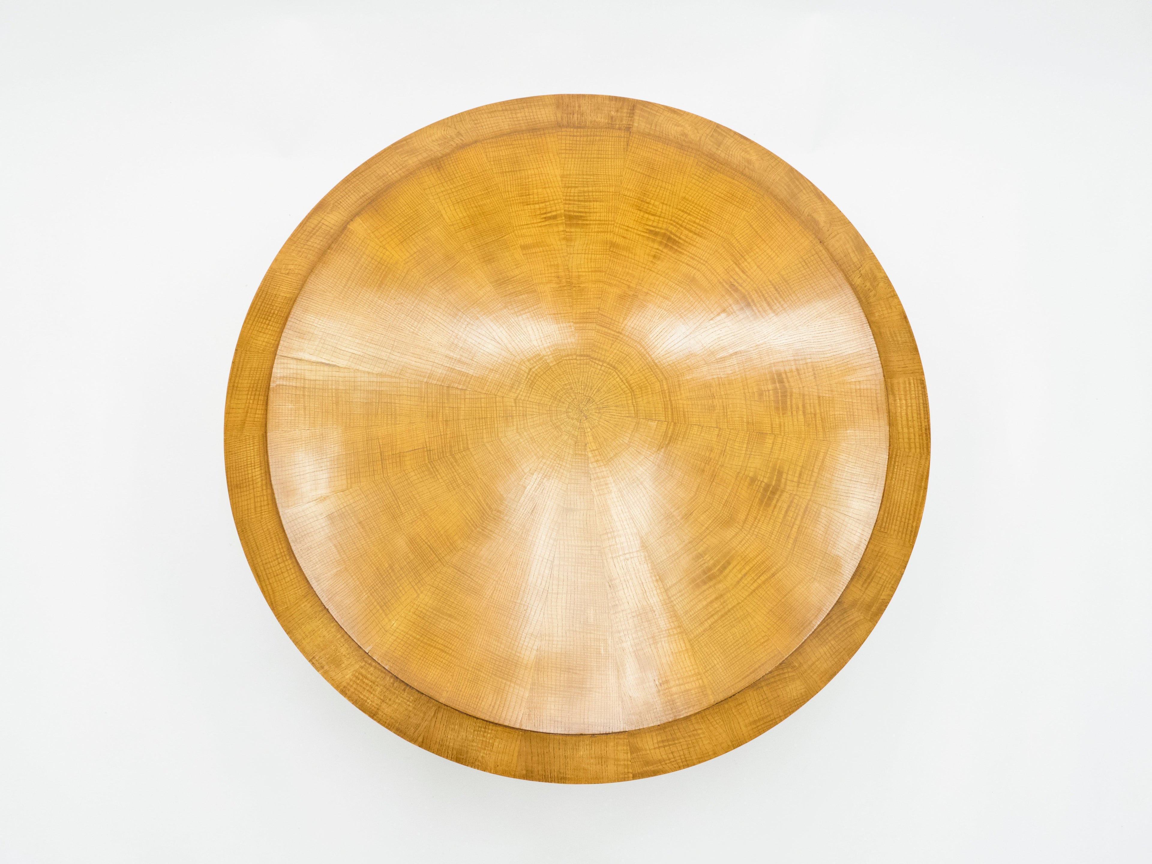 André Arbus ash wood neoclassical coffee table 1940s
