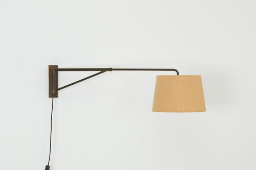 Art Deco Swing-Arm Wall Lamp