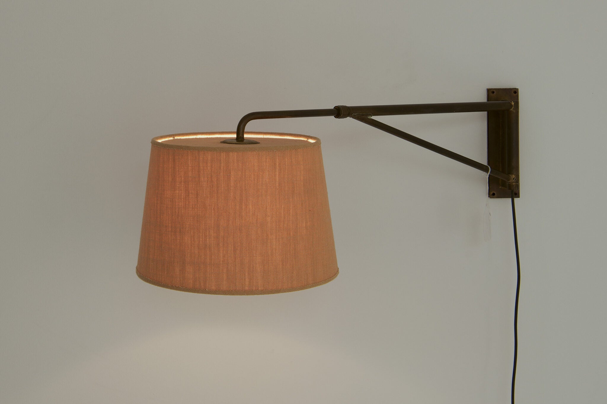Art Deco Swing-Arm Wall Lamp