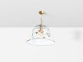 Barovier & Toso Murano Glass and Bronze Chandelier 1940
