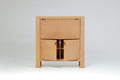 Frans Defour Brutalist graphical oak highboard