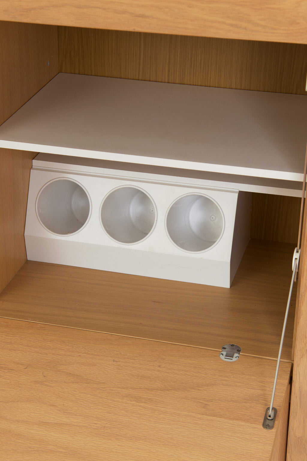 Frans Defour Brutalist graphical oak highboard