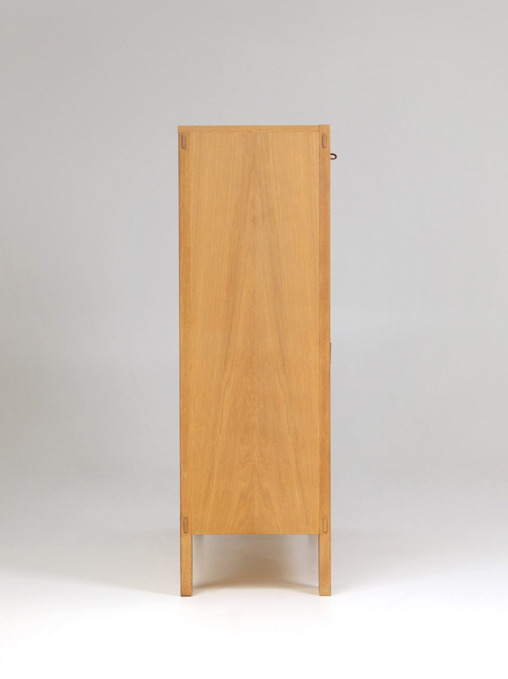 Frans Defour Brutalist graphical oak highboard