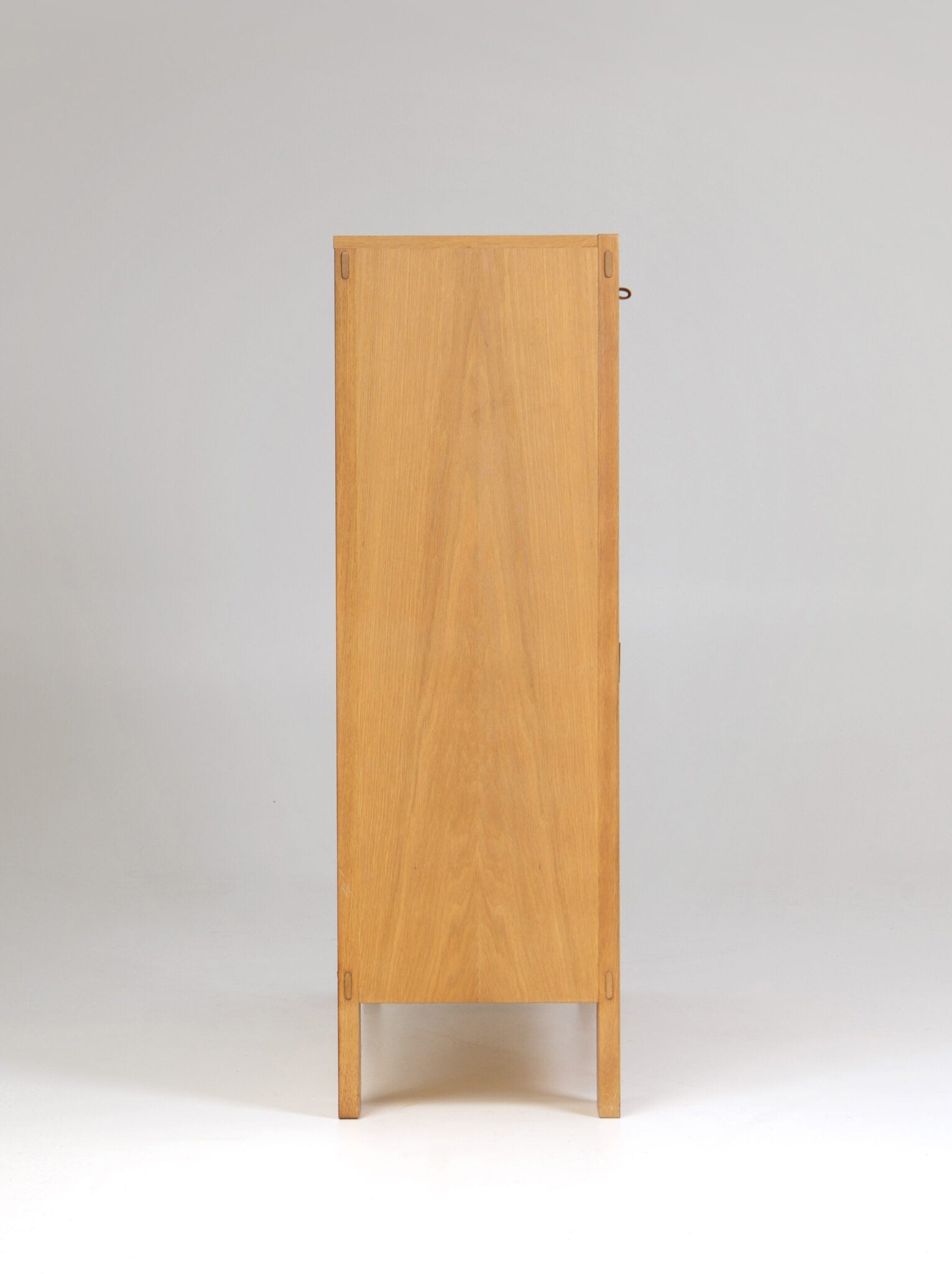 Frans Defour Brutalist graphical oak highboard