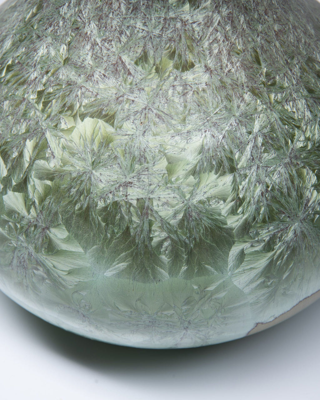 Marius Besson Ceramic vase/ lamp base with nucleations