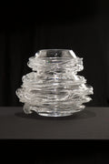 l'Anverre, Sem Schanzer ‘Drop Honey’ Vase in Crystal Glass