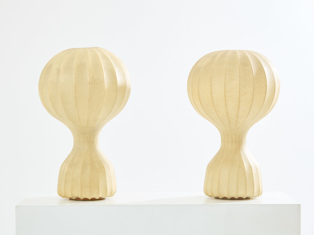 Castiglioni pair of first edition Gatto Grande lamps early 1960s