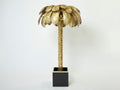 Christian Techoueyres for Maison Jansen brass palm tree floor lamp 1970s