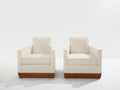 René Joubert & Philippe Petit for D.I.M., Pair of Club Armchairs, 1930