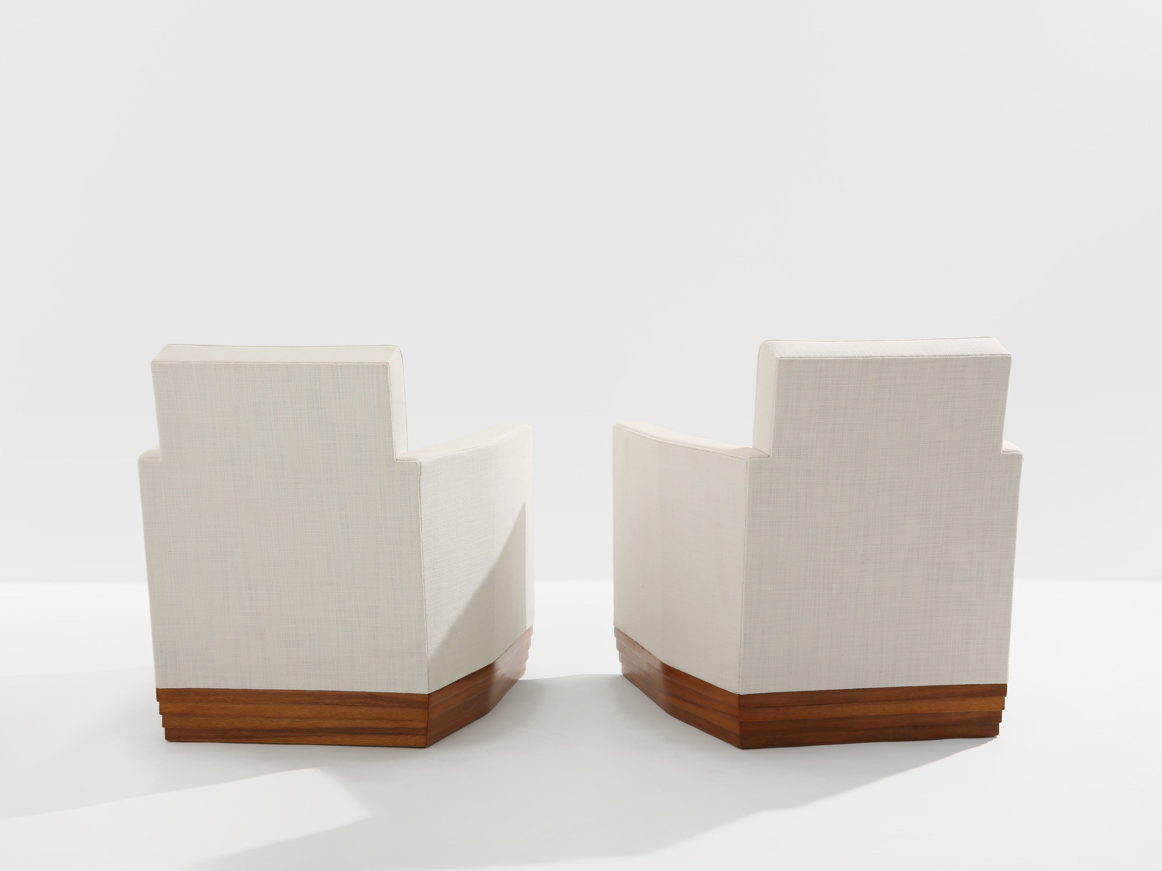 D.I.M. René Joubert & Philippe Petit pair of club armchairs 1930