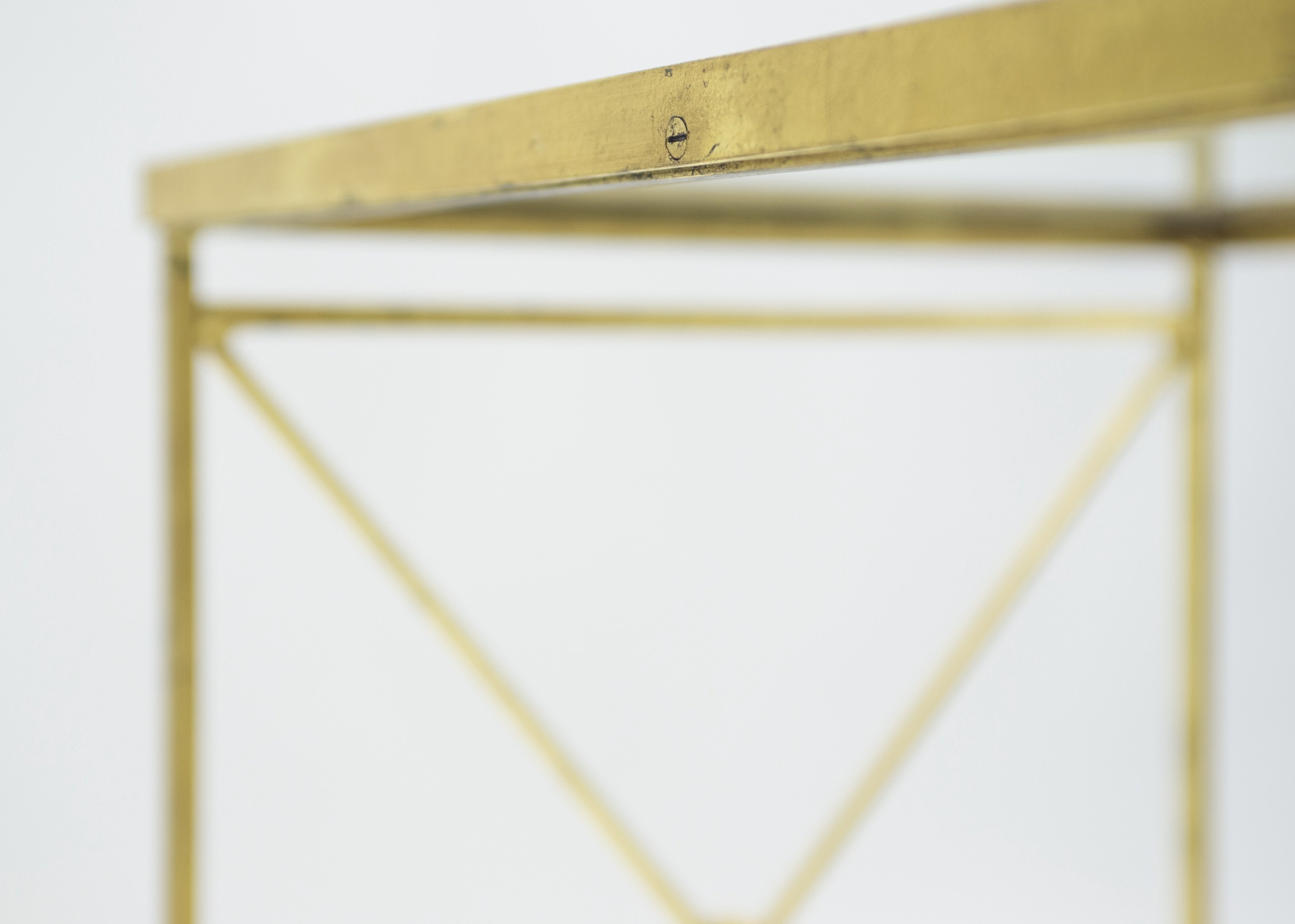 French neoclassical Maison Jansen gilded iron bar cart 1960s