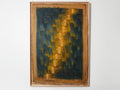 Danil Panagopoulos large oil on jute framed 1989