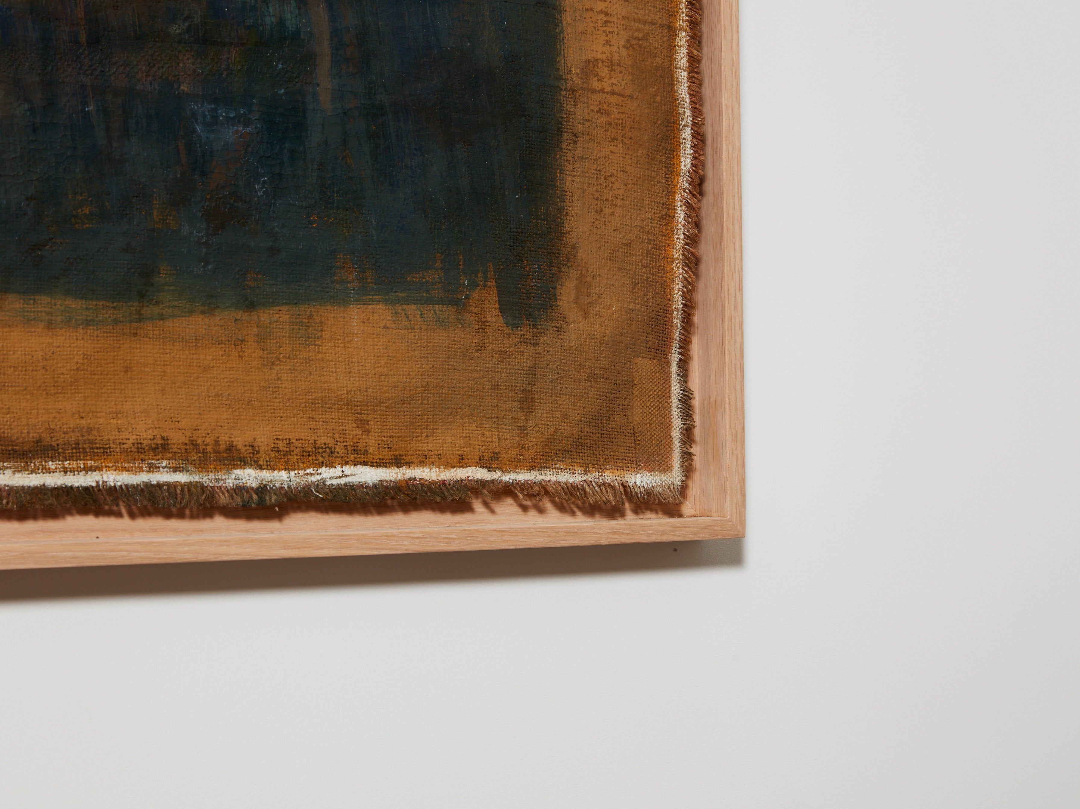 Danil Panagopoulos large oil on jute framed 1989
