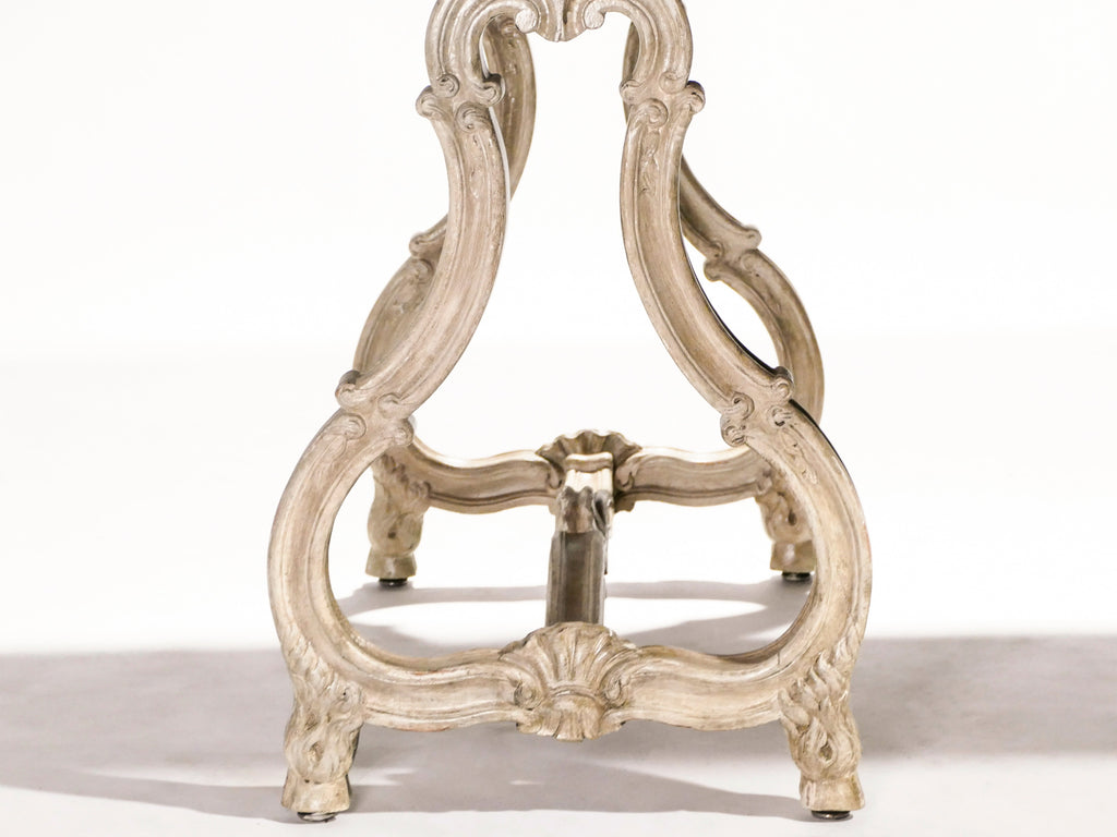 Early XXth century stamped Maison Jansen Regence dining table