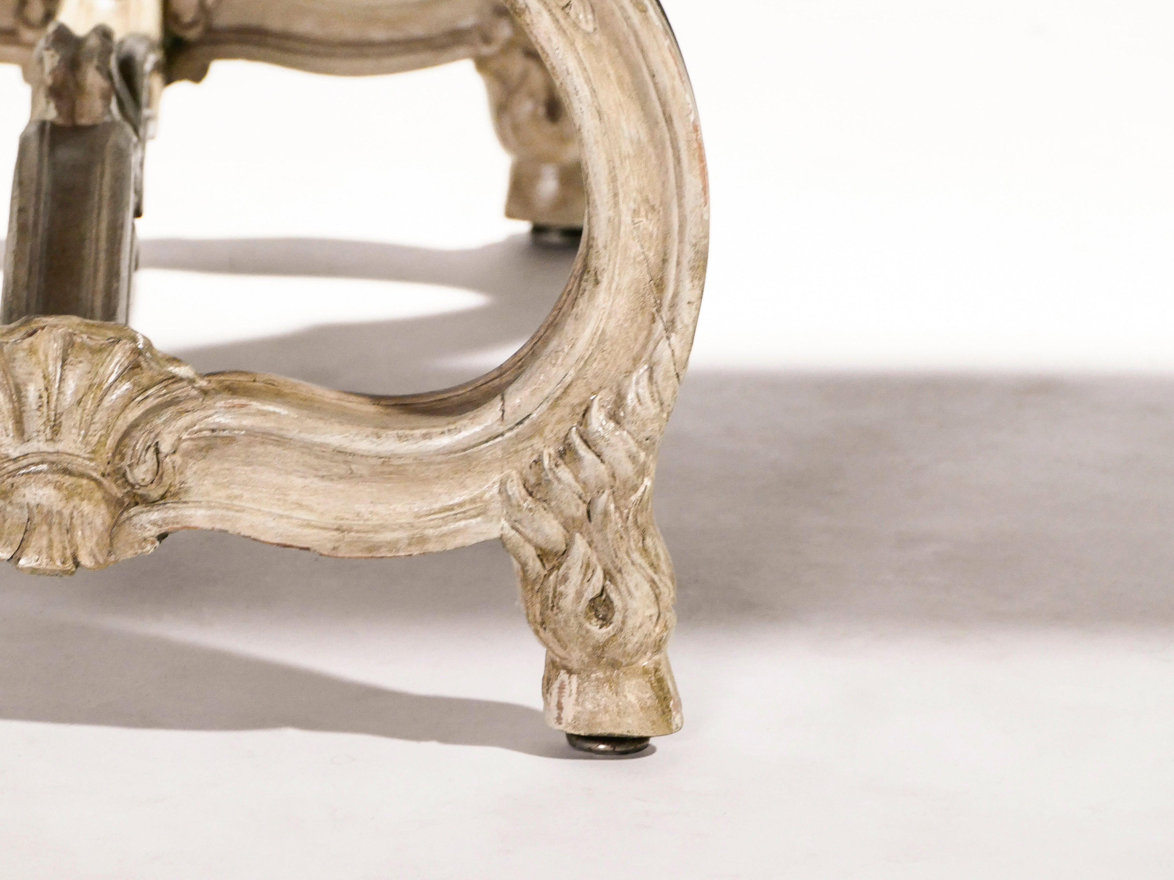 Early XXth century stamped Maison Jansen Regence dining table